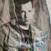Vintage 1989 Donnie Wahlberg New Kids on the Block Boy Band White T-Shirt