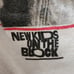 Vintage 1989 Donnie Wahlberg New Kids on the Block Boy Band White T-Shirt