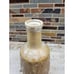 Vintage Studio Pottery Jug, Brown Drip Vase, Boho Retro , Earth tones