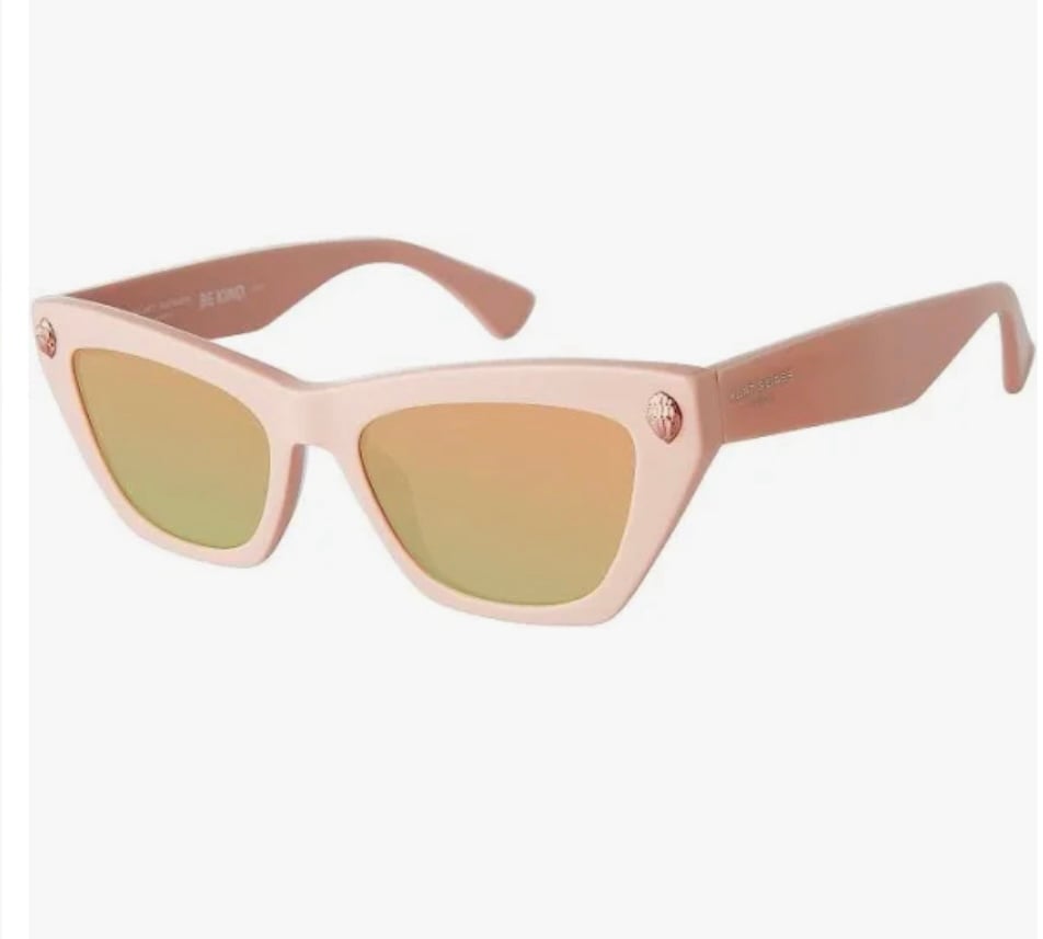 Kurt Geiger London Women's KGL1006 Mirror Cat Eye Sunglasses with case NWT