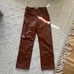 Abercrombie & Fitch Curve Love Ultra High Rise 90s Faux Leather Pants New with t