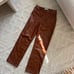 Abercrombie & Fitch Curve Love Ultra High Rise 90s Faux Leather Pants New with t