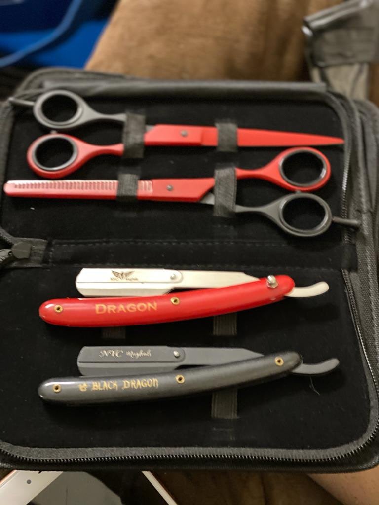 Professional barber scissos