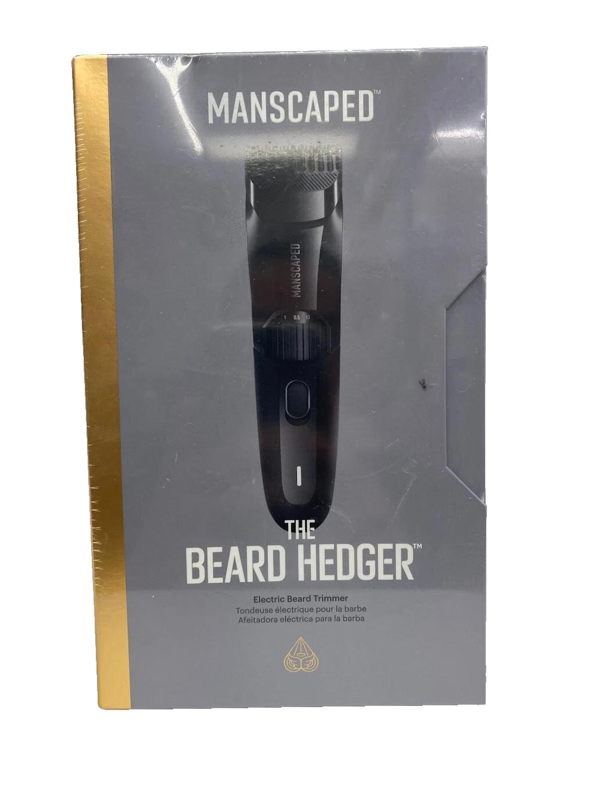 SEALED NEW Manscaped The Beard Hedger Rechargeable Men's Beard Trimmer - Black (