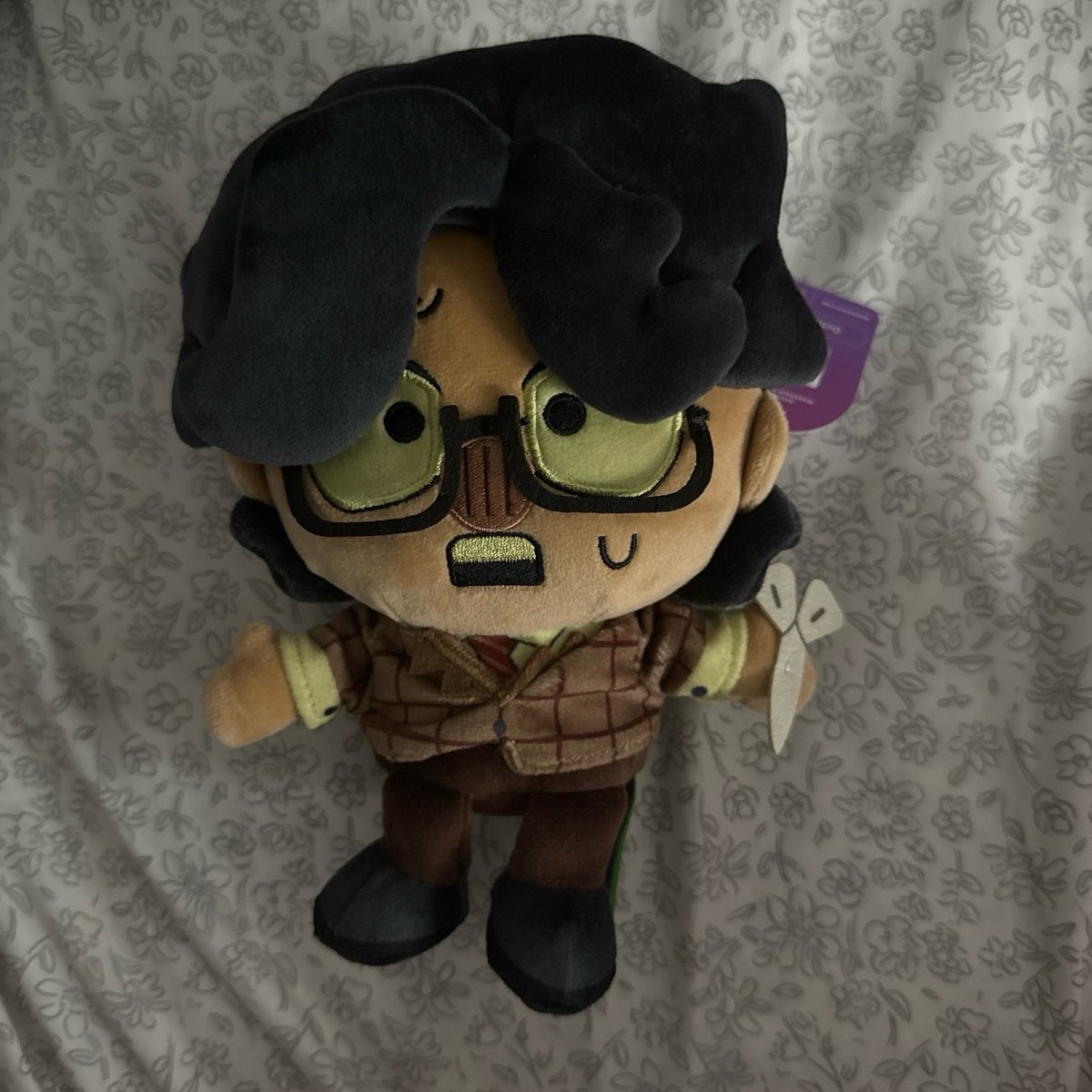 Protag plush from elevator hitch makeship