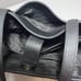 Michael Kors Black Leather Micro Stud Center Stripe Small Travel Tote