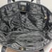 Michael Kors Black Leather Micro Stud Center Stripe Small Travel Tote