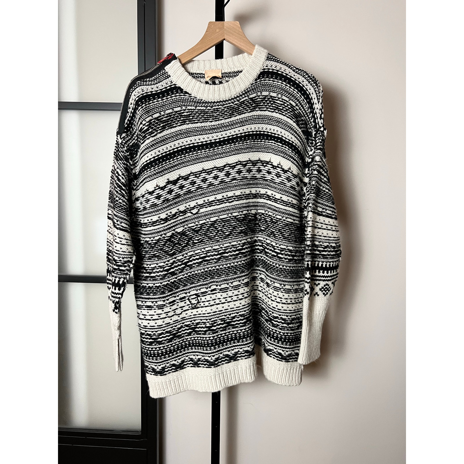 (nude) Fair Isle Oversize Sweater Size 44 (US Medium)