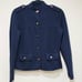 Tory Burch logo button wool cardigan size small