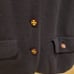 Tory Burch logo button wool cardigan size small