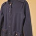 Tory Burch logo button wool cardigan size small