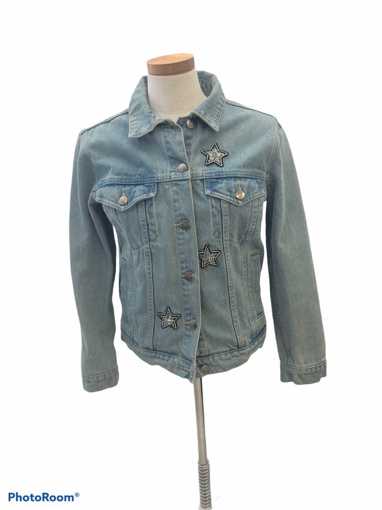 MPD Revolve Star Denim Jean Jacket S