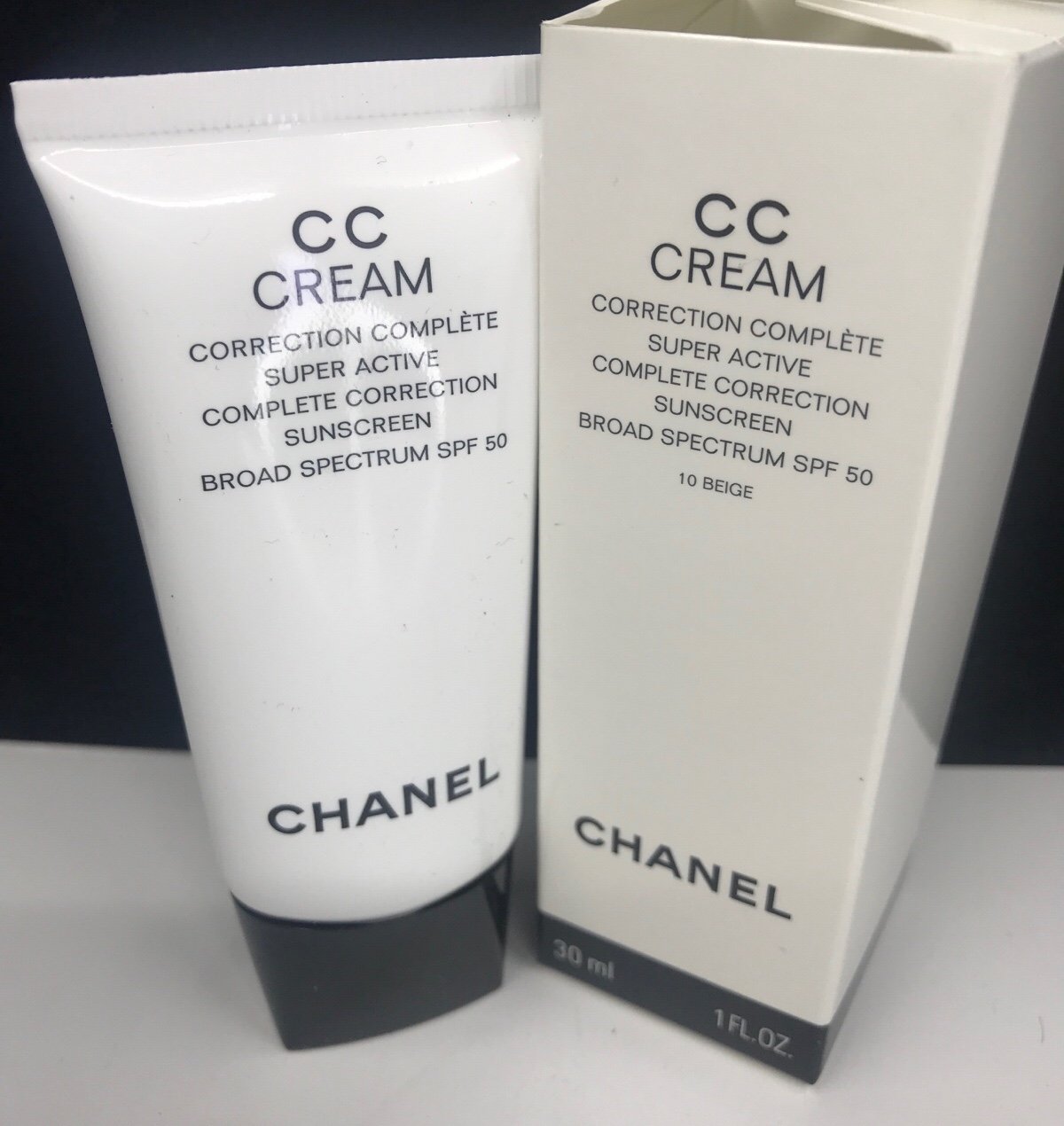Vintage Chanel CC Cream Sunscreen SPF 50 Complete Correction 1 oz (MX-30/ 2053)
