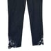 NWOT SOFT SURROUNDINGS Jeans 6 Petite Ankle Touch Of Lace Crochet Hem Dark Wash