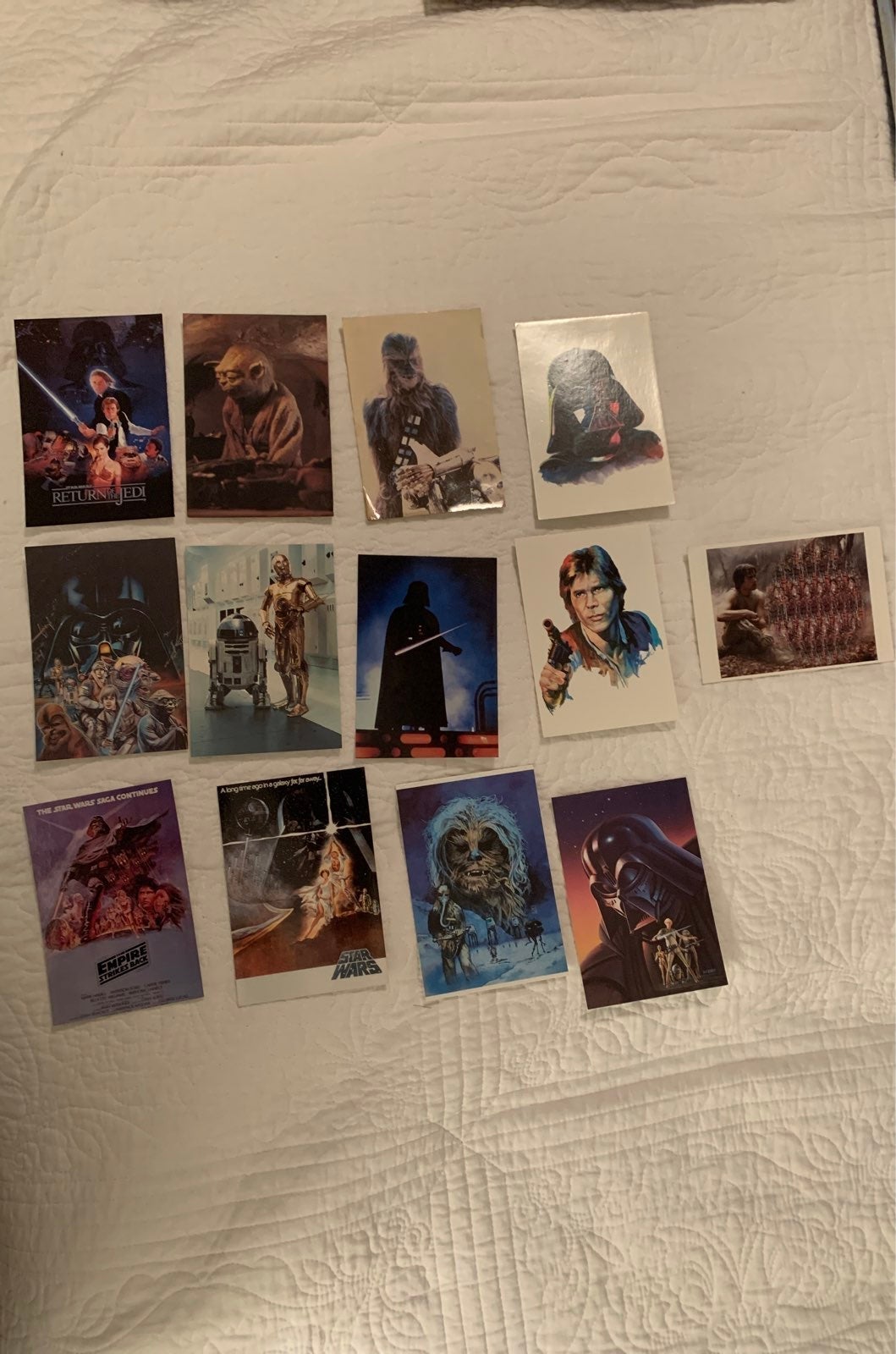 Assorted Vintage Star Wars Post Cards (1977-1995)