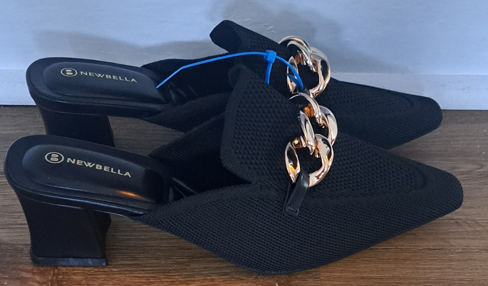 New Bella Women's Mousse Black Pointy Shoes Size:11