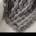 FRYE Luxe Faux Fur Throw Size 70”x 60” new