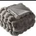 FRYE Luxe Faux Fur Throw Size 70”x 60” new