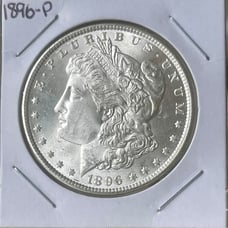 1896-P Morgan Silver Dollar ~ Choice Brilliant Uncirculated MS63+ Condition