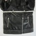 BlankNYC Small Black PU Leather Moto Jacket Studded Zipper Accents NEW WITH TAG
