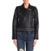 BlankNYC Small Black PU Leather Moto Jacket Studded Zipper Accents NEW WITH TAG