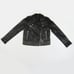 BlankNYC Small Black PU Leather Moto Jacket Studded Zipper Accents NEW WITH TAG