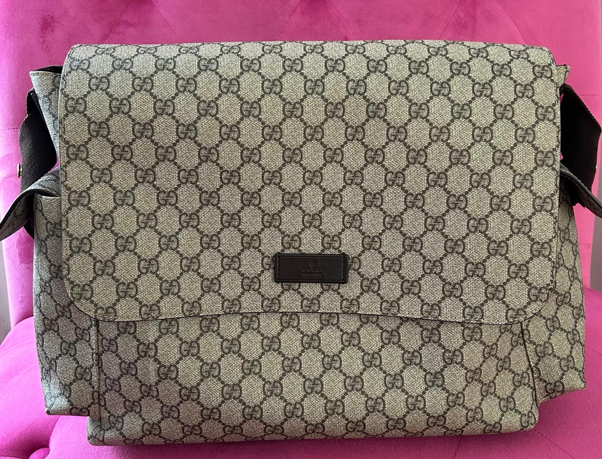 Gucci Canvas GG Diaper Bag