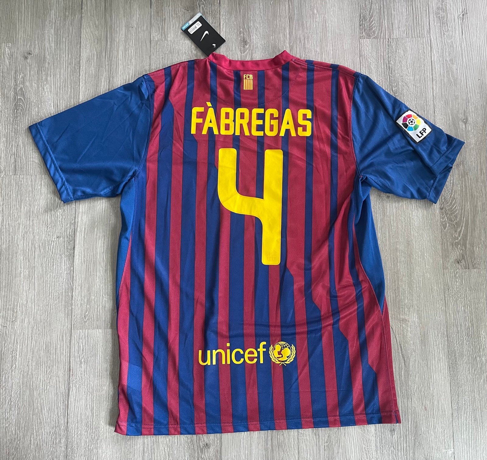 NWT Nike FC Barcelona Cesc Fabregas Home Jersey Men’s XL