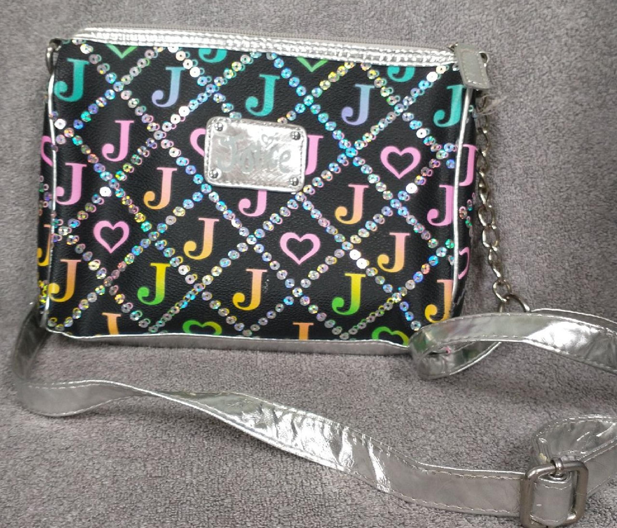 Justice Sequined Cross Body Bag