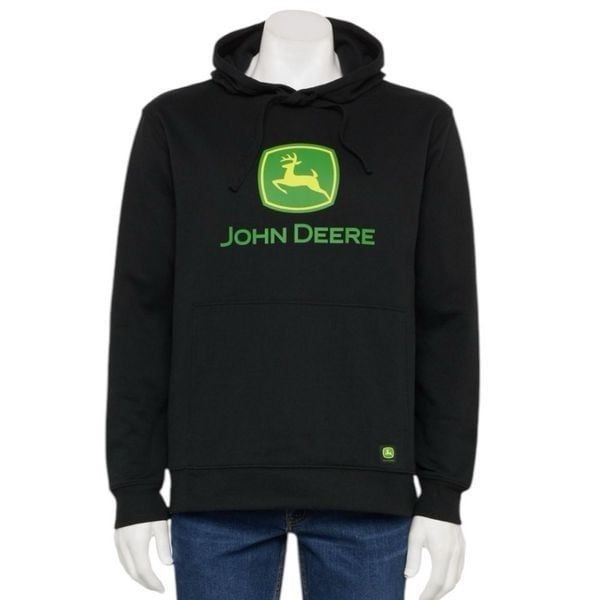 John Deere Core Graphic Logo Hoodie Black- Size XL