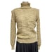 Vintage Contempo Casuals Womens Size M Brown Knit Turtleneck Sweater