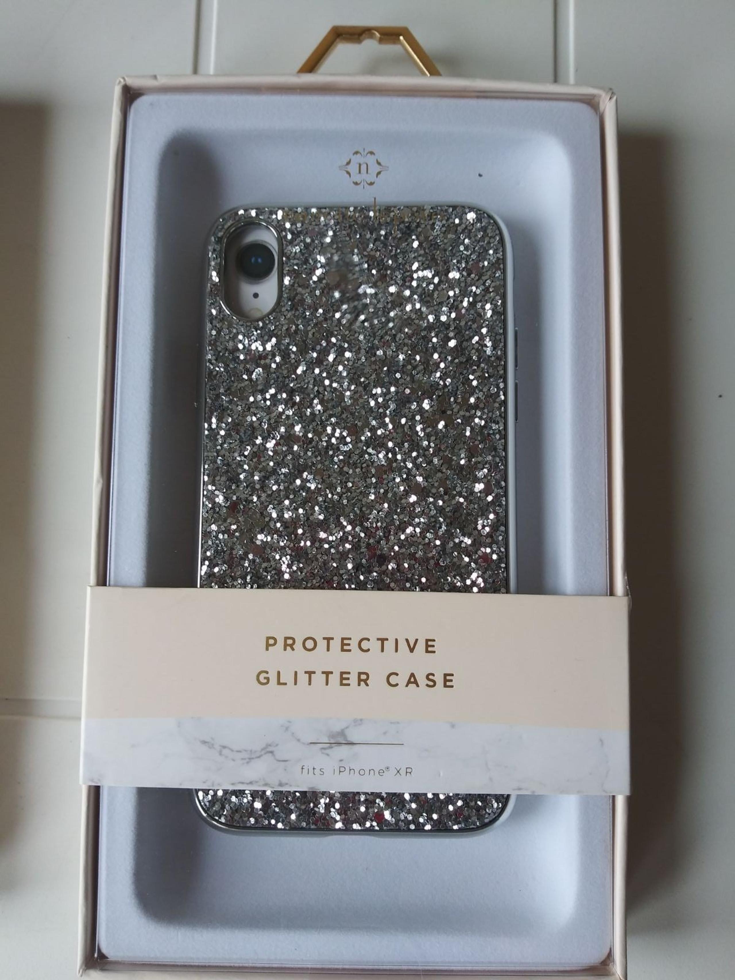 Nanette Lepore Silver Glitter iPhone XR