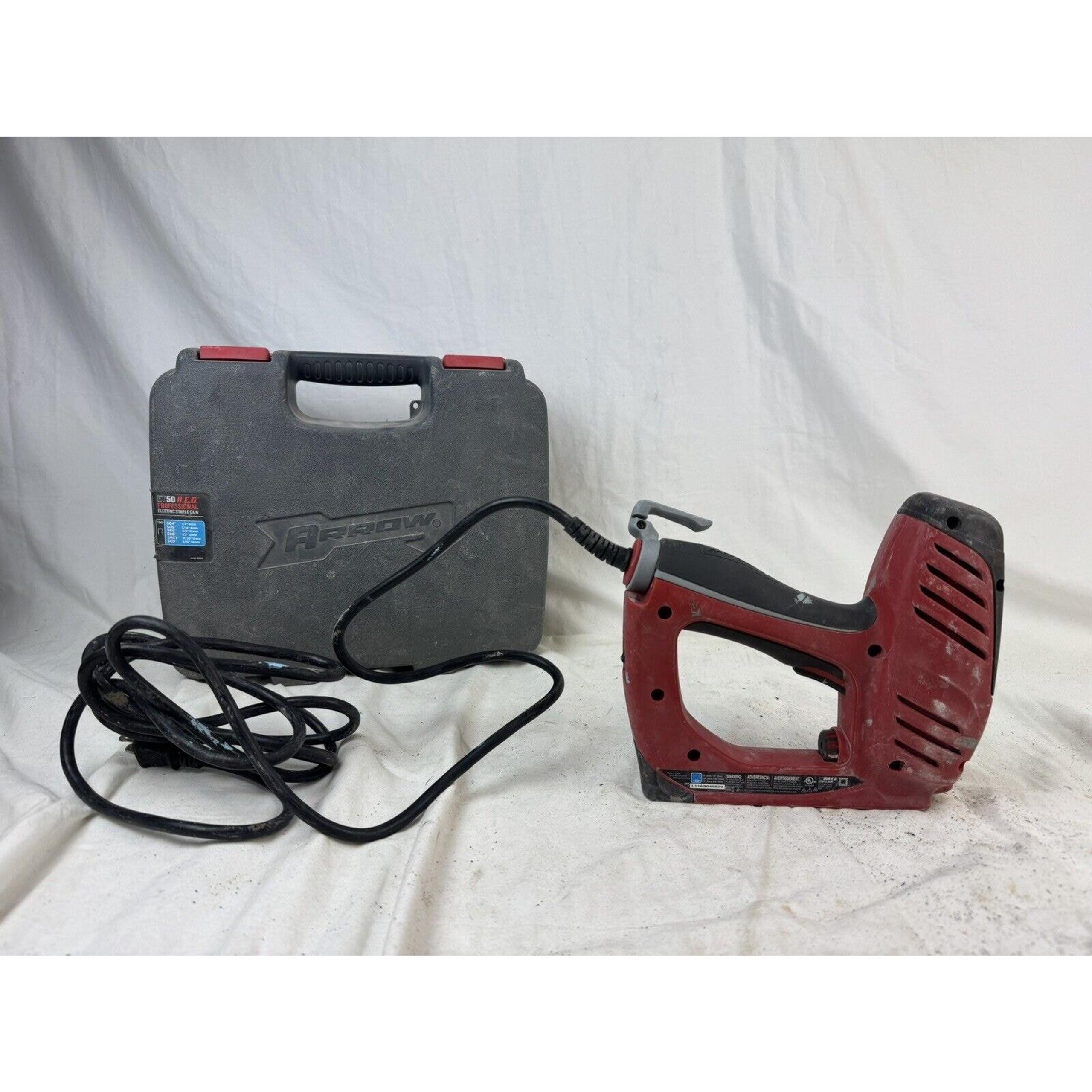 Arrow ET50 R.E.D Handheld Corded Electric Staple Gun Professional with Box