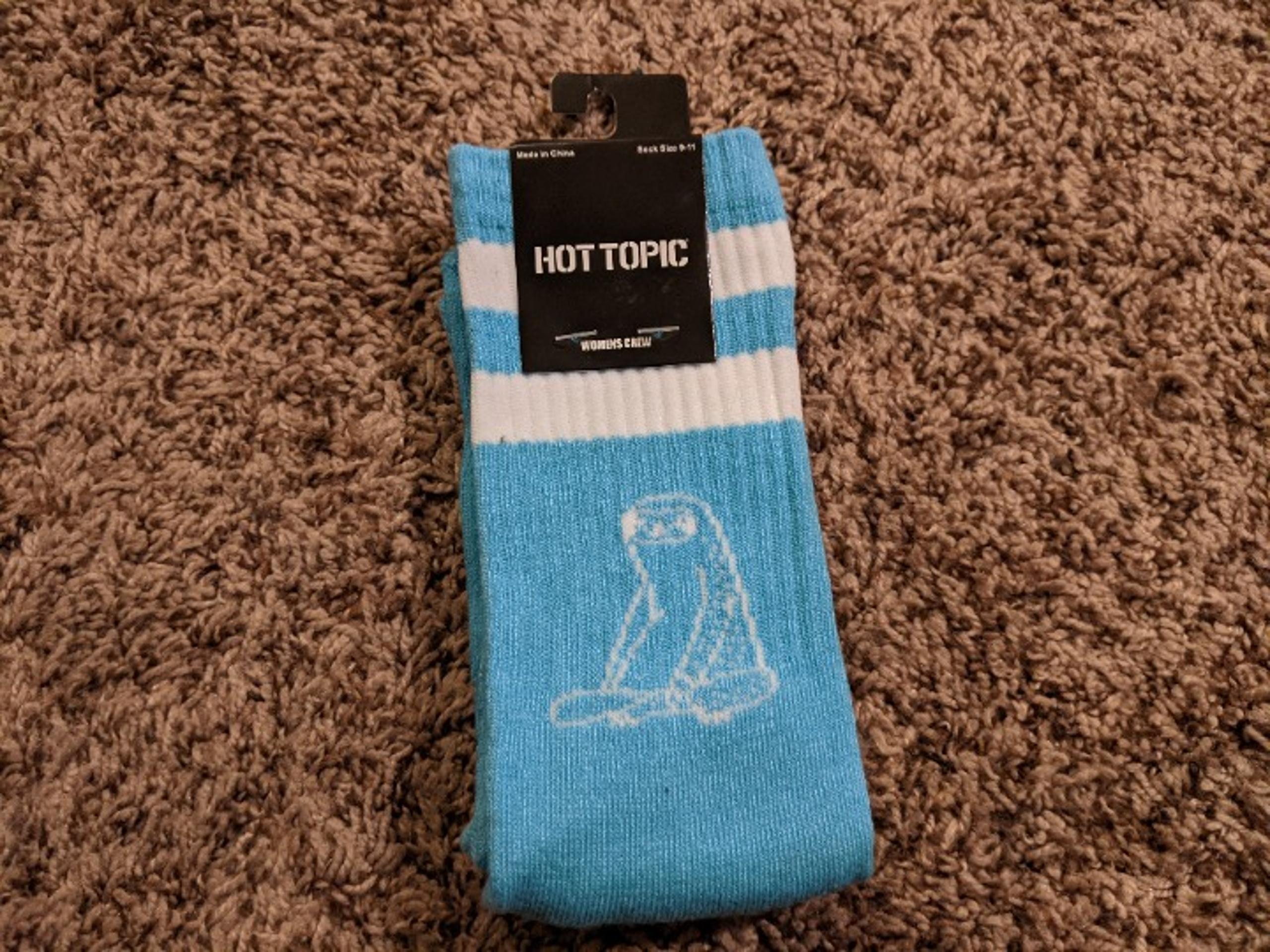 Sloth Socks Hot Topic Light Blue Women's