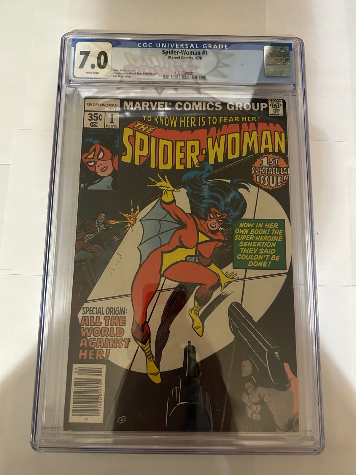 Spider-Woman #1 CGC 7.0 1978 Marvel