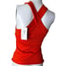 Nwt Evereve Hayden XS Criss Cross Ribbed Halter Top Cherry Tomato