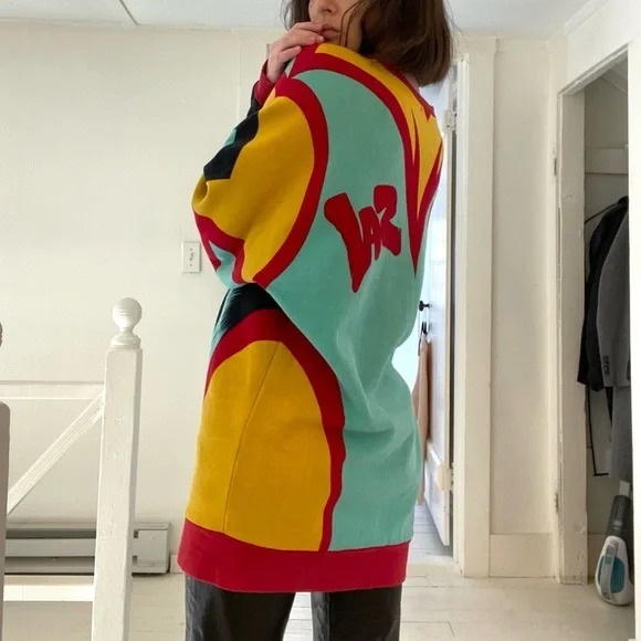 Kansai Yamamoto Vintage 80s Japanese-Made Graphic Printed