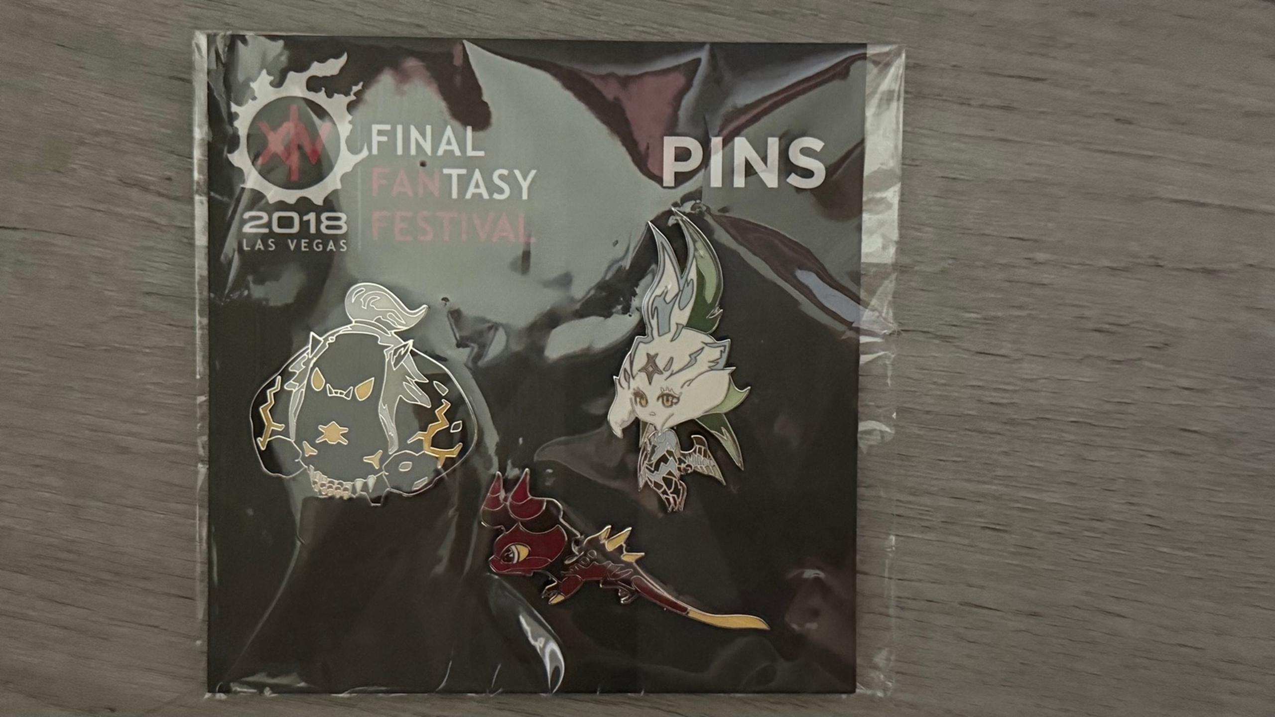 FFXIV Fanfest 2018 exclusive pins