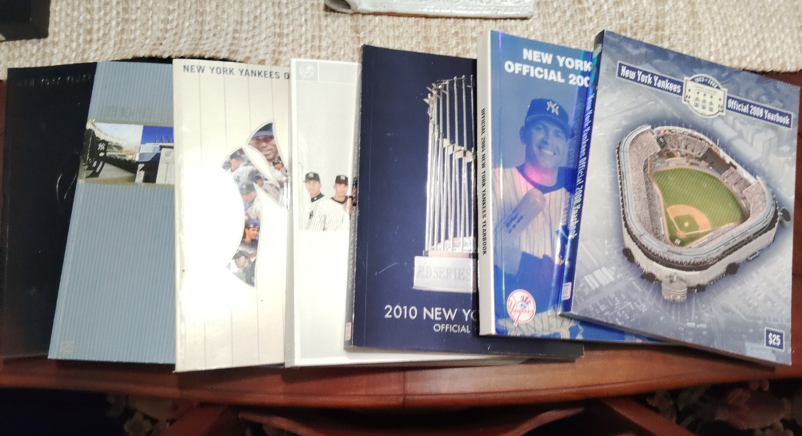 7 NY Yankees official yearbooks