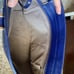 Navy Blue Furla Shoulder Bag Ginevra Genuine Leather Satchel