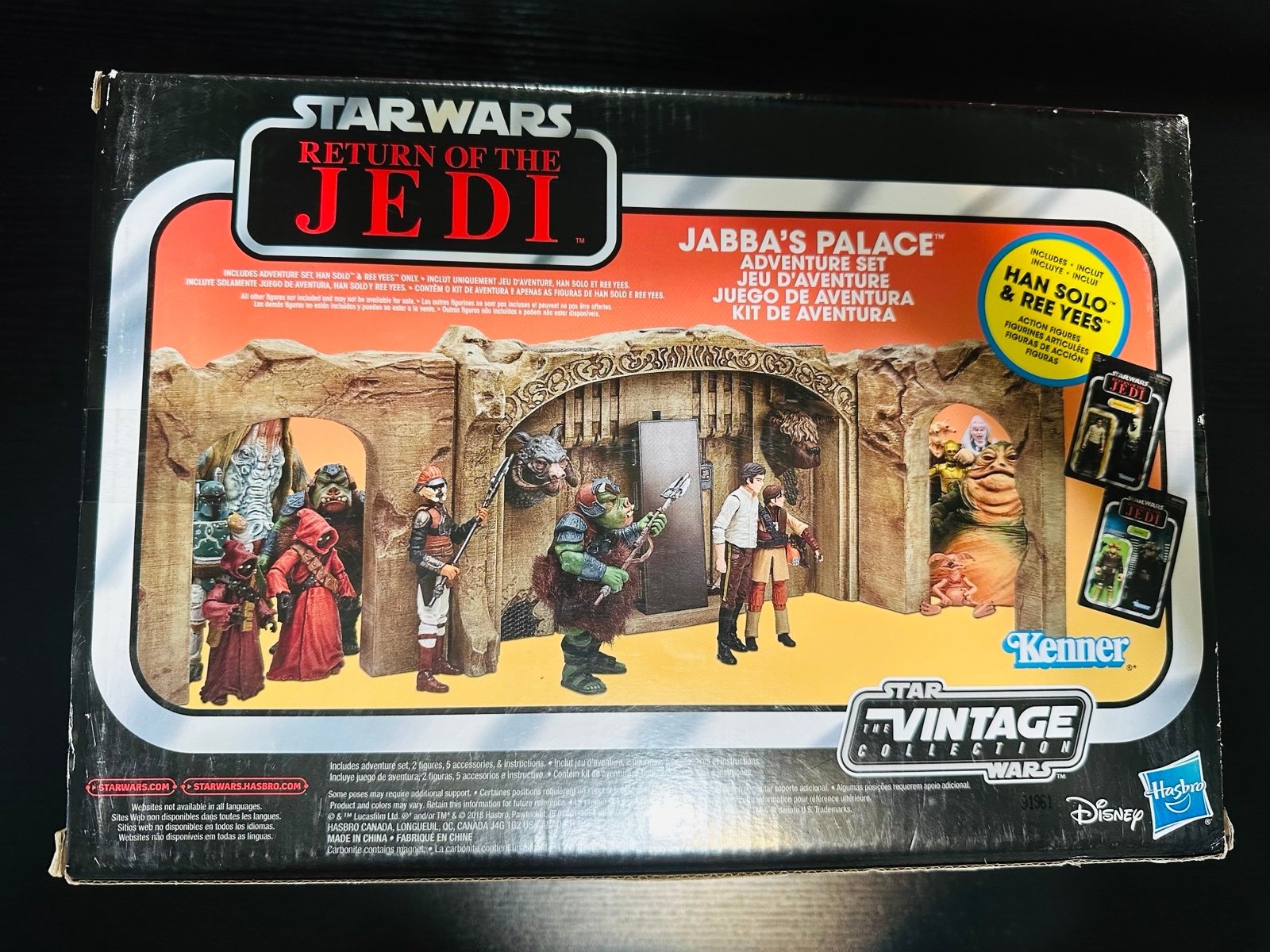 Hasbro Star Wars Return of the Jedi 3.75 in  Jabba's Palace Play Set