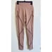 Alo Pink Athletic High Waist Leggings Criss Cross Mesh Insert Size Medium