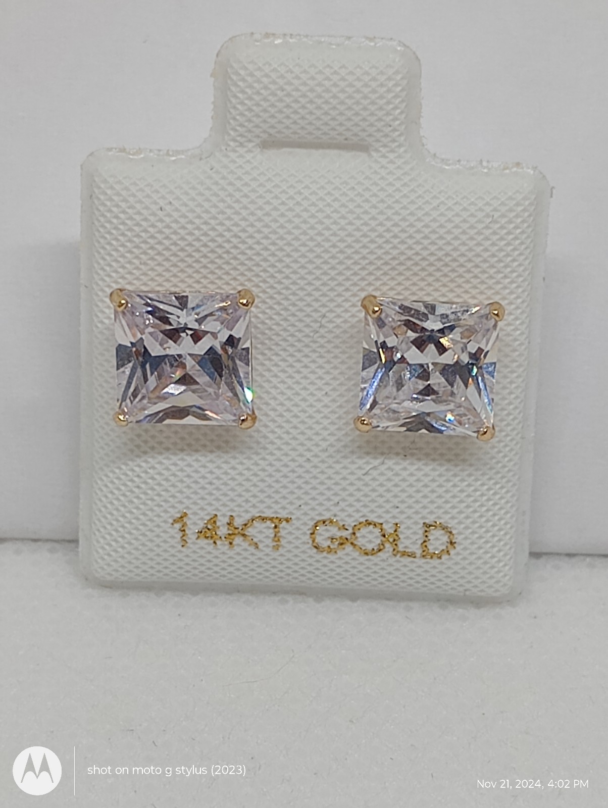 14K Gold earrings.
