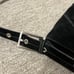 Vintage Ann Taylor Black Suede Baguette Purse