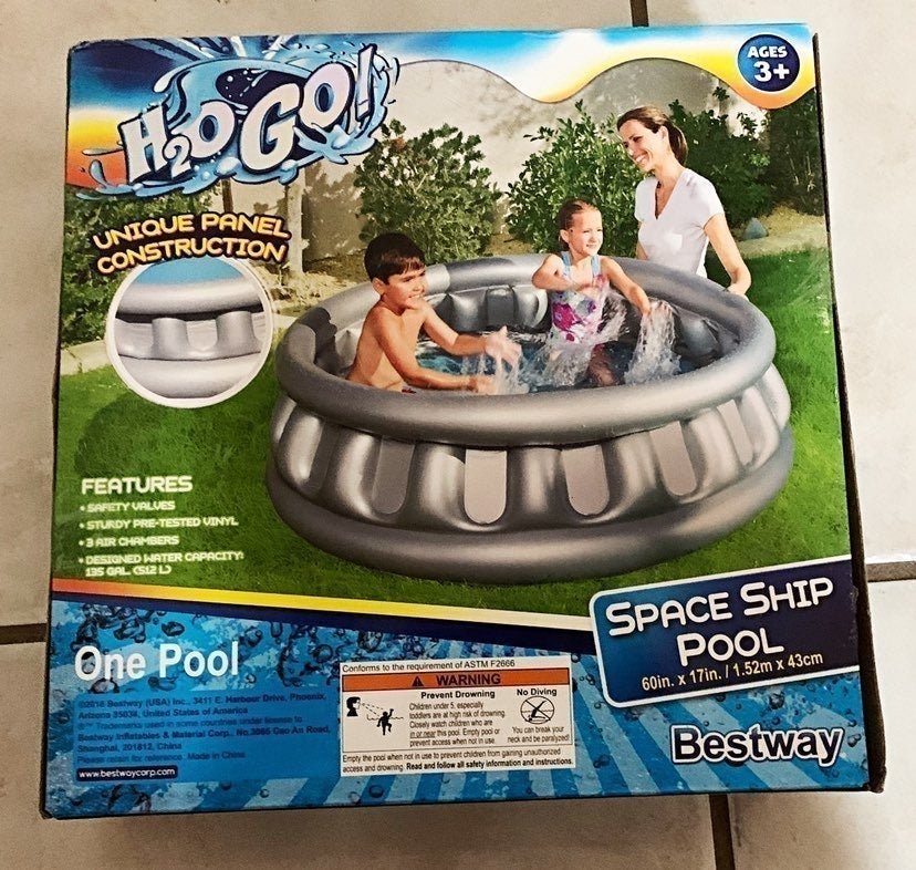 H2OGO Inflatable Spaceship Swimming Pool