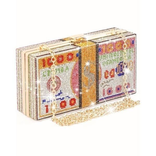 Bling Dollar Bill Bag