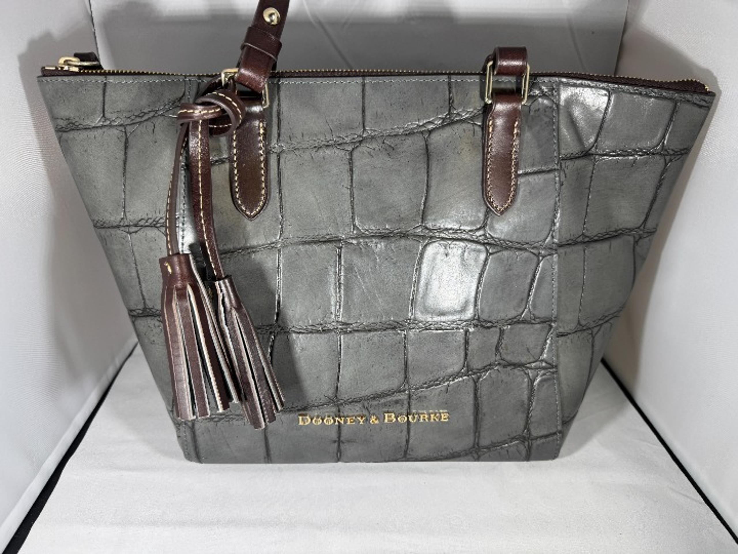 Dooney & Bourke Maxine Tote Tmoro Smoke/Brown