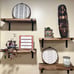 Rustic Wood Floating Shelves for Wall Decor Farmhouse Wooden Wall Shelf