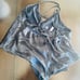 Satin and rhinestone lingerie