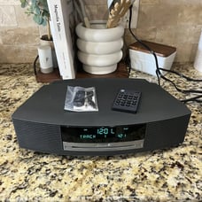Bose Wave Music System AM/FM CD Player Clock Radio Bluetooth W Remote